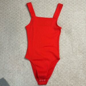 Arizona Jean Reddish Orange Bodysuit